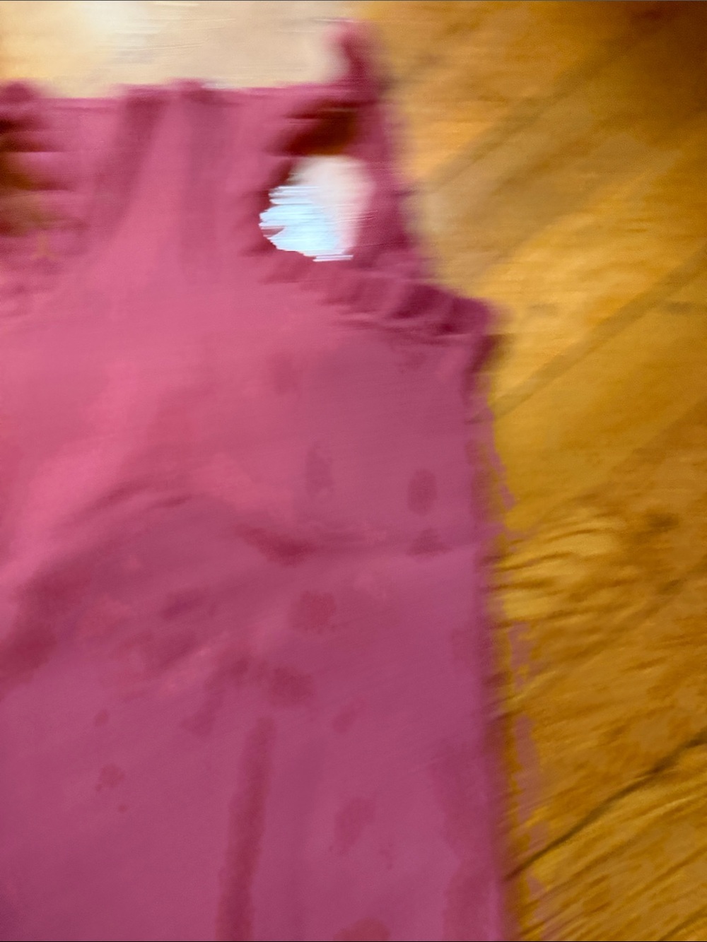 J. Crew Mauve Ribbed Tank with Ruffle Straps - Picture 3 of 4